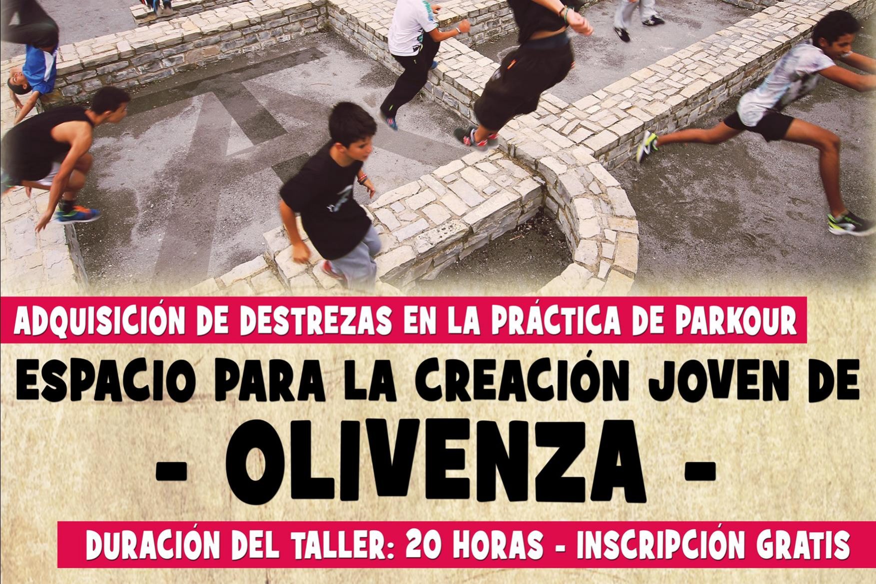 Cartel Parkour Olivenza