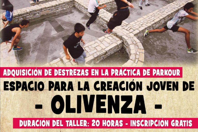 Cartel Parkour Olivenza