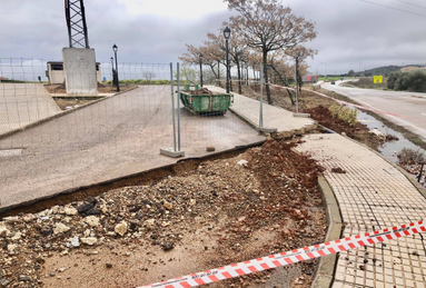 20220311_foto_Las obras para la construcción del parking de caravanas y autocaravanas ya están en marcha