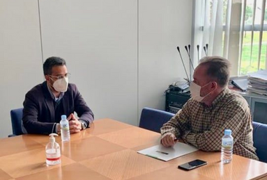 20220318_foto_LA DG DE PATRIMONIO Y EL AYUNTAMIENTO SE REÚNEN PARA TRATAR TEMAS DE INTERÉS PATRIMONIAL SOBRE OLIVENZA