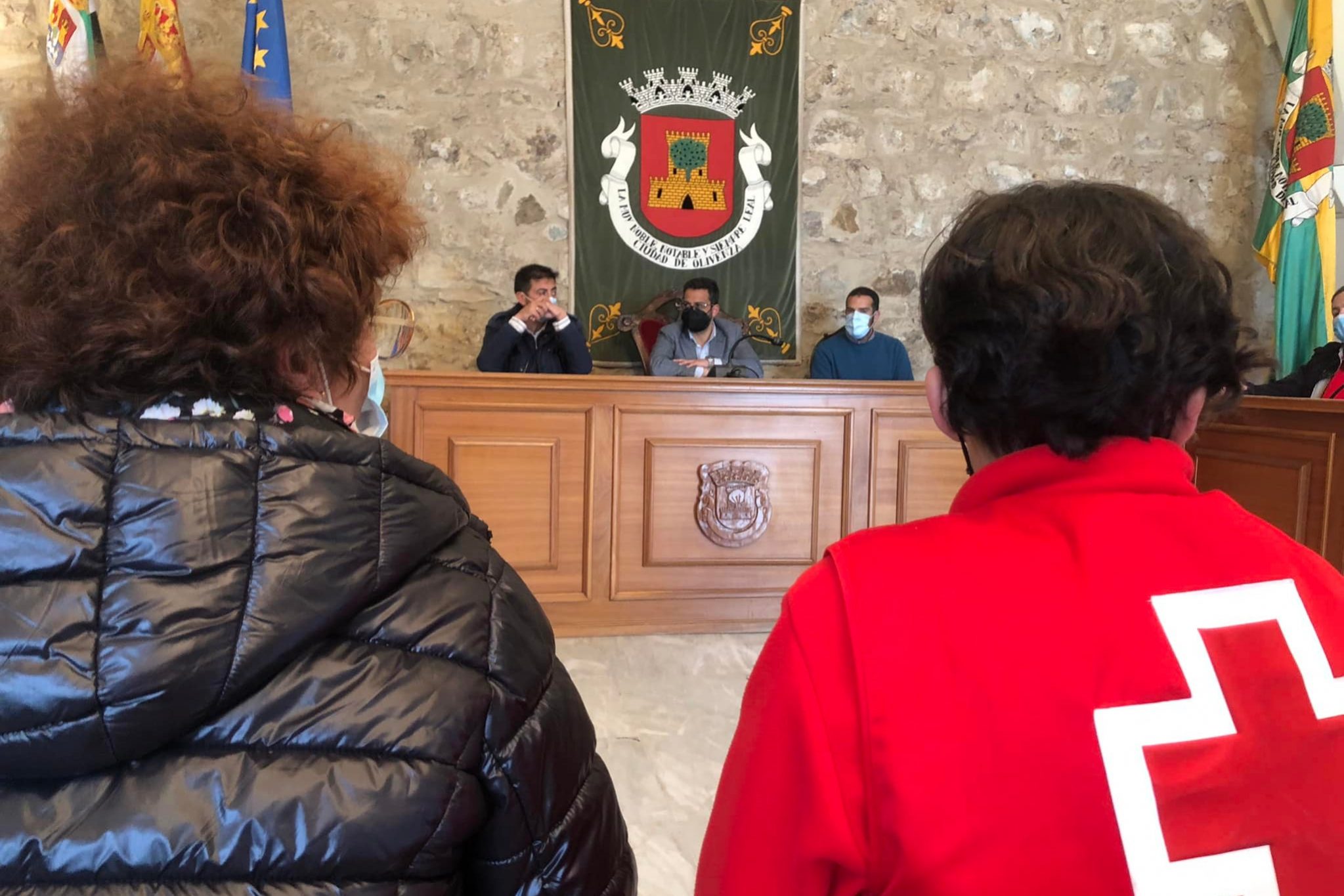 20220323_foto_El Alcalde traslada todas las muestras de solidaridad y cariño de Olivenza a las personas desplazadas por el conflicto ucraniano