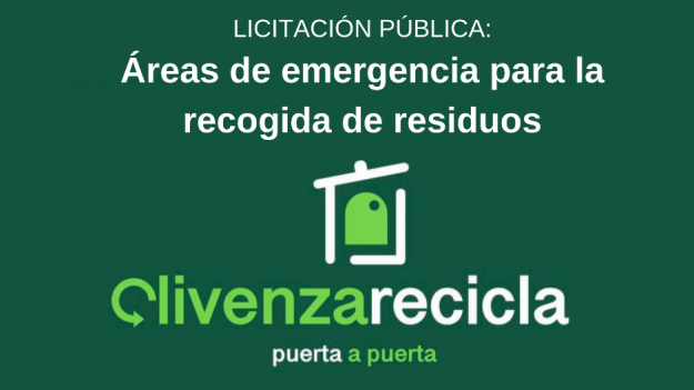 LICITACIÓN PÚBLICA Áreas de emergencia para la recogida de residuos