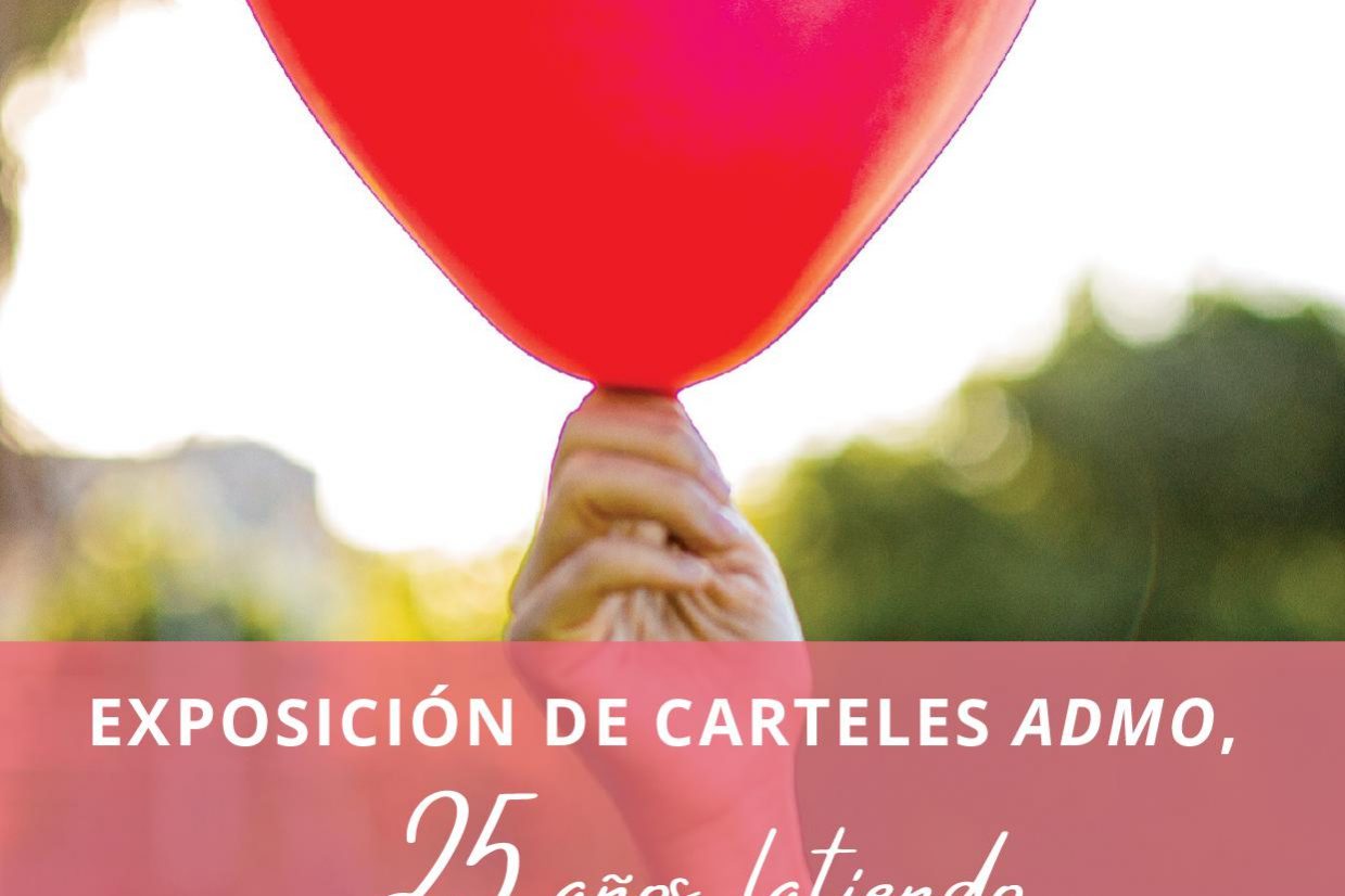 Cartel exposición de carteles 25 años latiendo