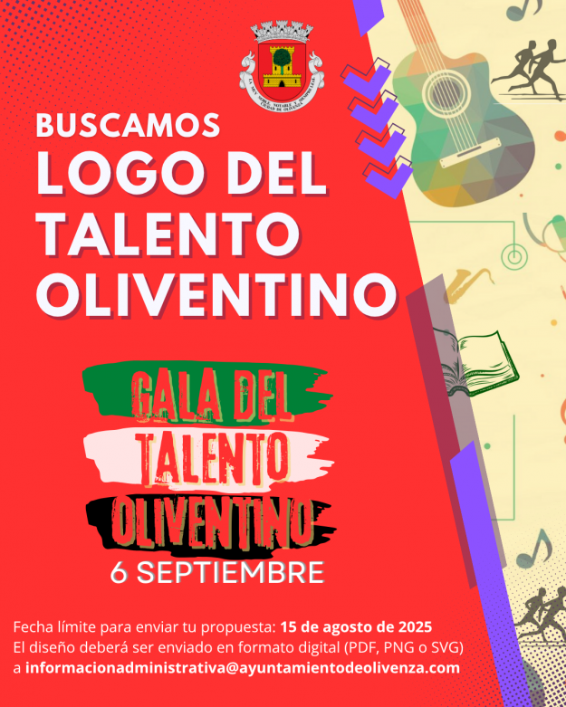 20250715_nota_prensa_El Ayuntamiento de Olivenza lanza una convocatoria para el diseño del logotipo de la II Gala del Talento Oliventino