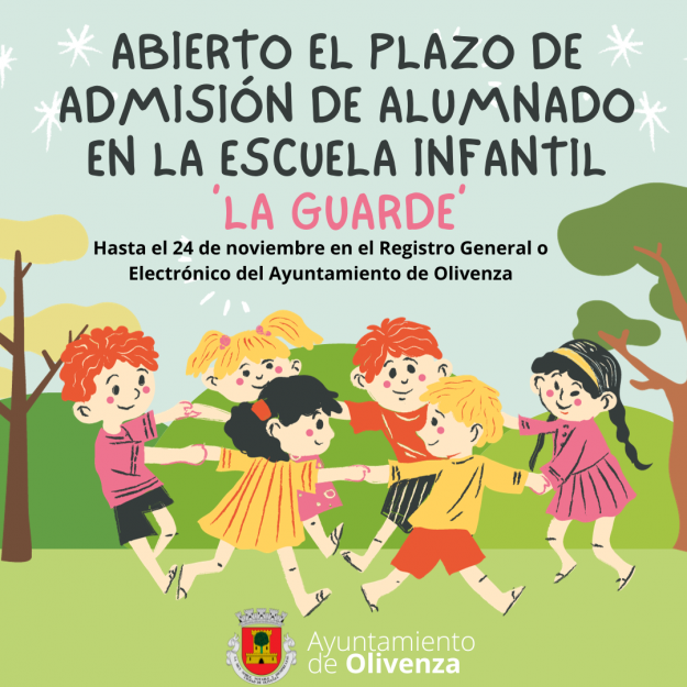 ABIERTO EL PLAZO DE ADMISIÓN PARA