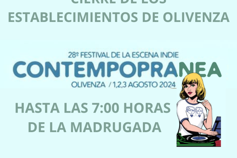 AMPLIACIÓN DE HORARIO DE CIERRE DE LOS ESTABLECIMIENTOS DE OLIVENZA (3)