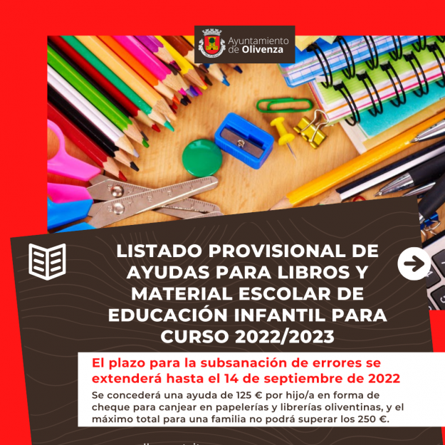 AYUDAS PARA LIBROS Y MATERIAL ESCOLAR DEDUCACIÓN INFANTIL CURASO 202223 (1)