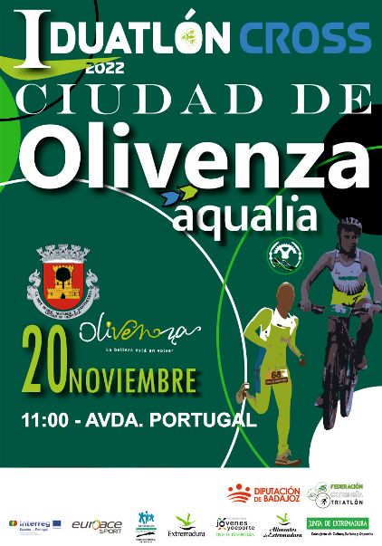 Cartel Duatlon Olivenza 2022