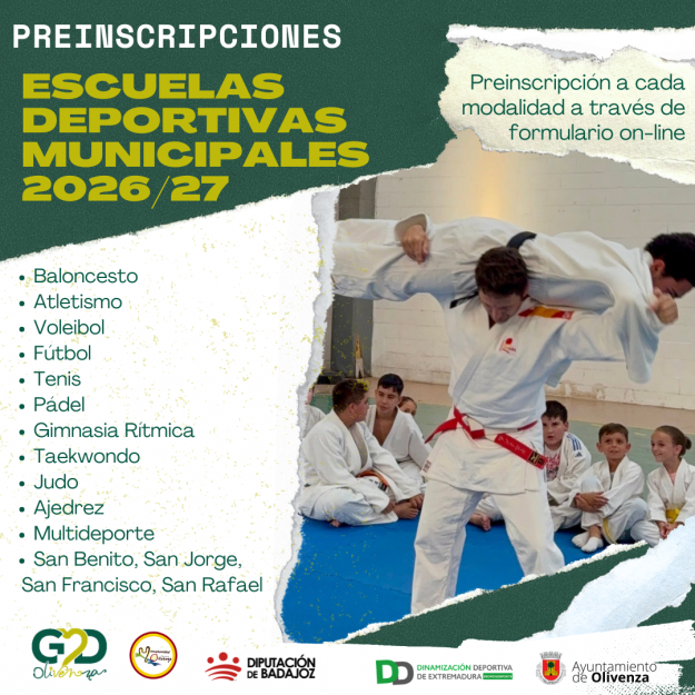 Escuelas deportivas municipales 202223