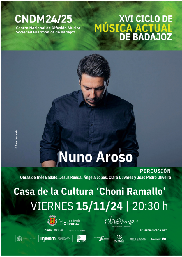 JUEVES 1411242030 h Casa de la Cultura ‘Choni Ramallo’ Olivenza VIERNES 1511242030 h