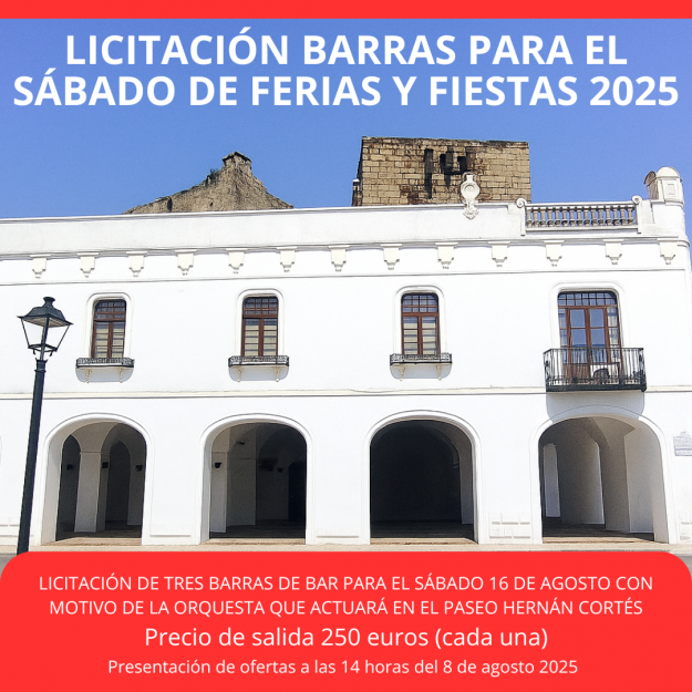 LICITACIÓN BARRAS PARA EL SÁBADO DE FERIAS Y FIESTAS 2025 (1)