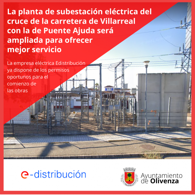 La planta de subestación eléctrica del cruce de la carretera de Villarreal con la de Puente Ajuda será ampliada para ofrecer mejor servicio