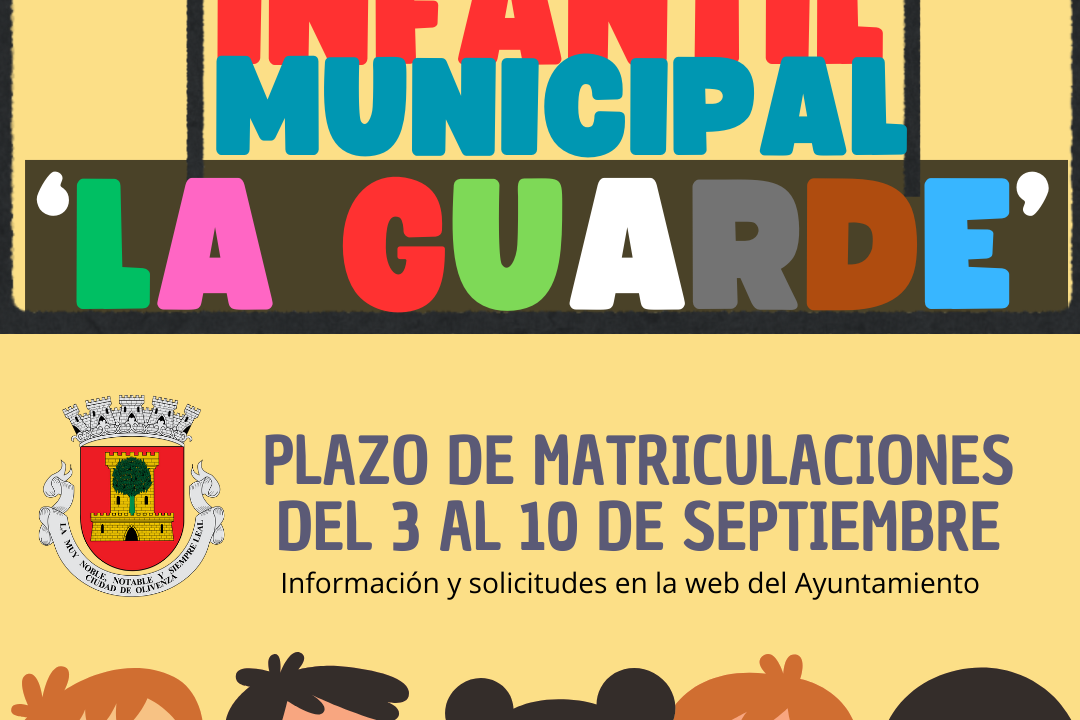 Matriculaciones escuela infantil