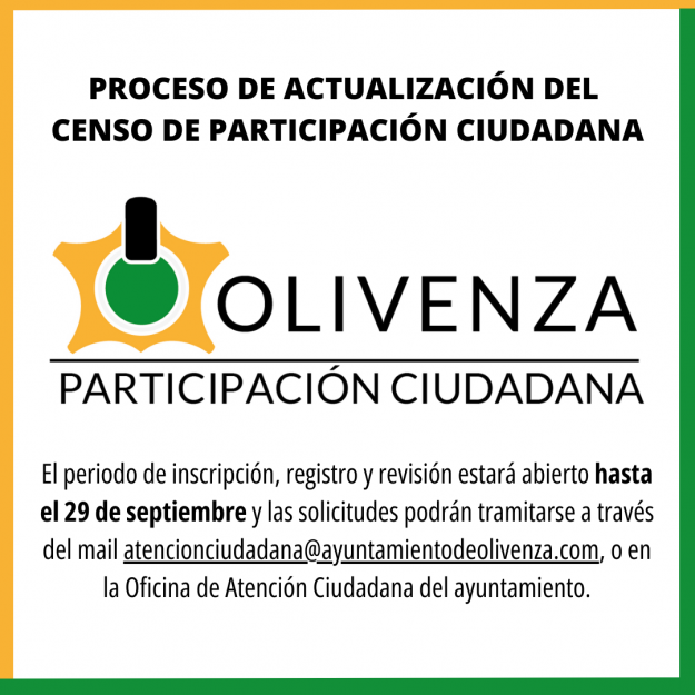 PROCESO DE ACTUALIZACIÓN DEL CENSO DE PARTICIPACIÓN CIUDADANA
