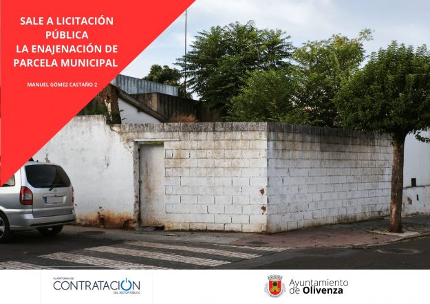 SALE A LICITACIÓN PÚBLICA LA ENAJENACIÓN DE SOLAR