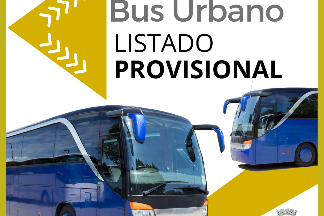 LISTADO PROVISIONAL BUS URBANO