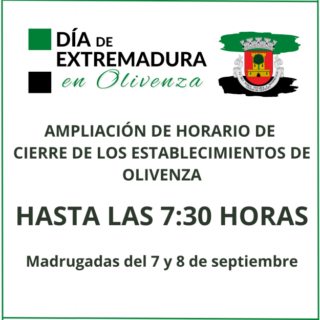 aut. ampliación horarios