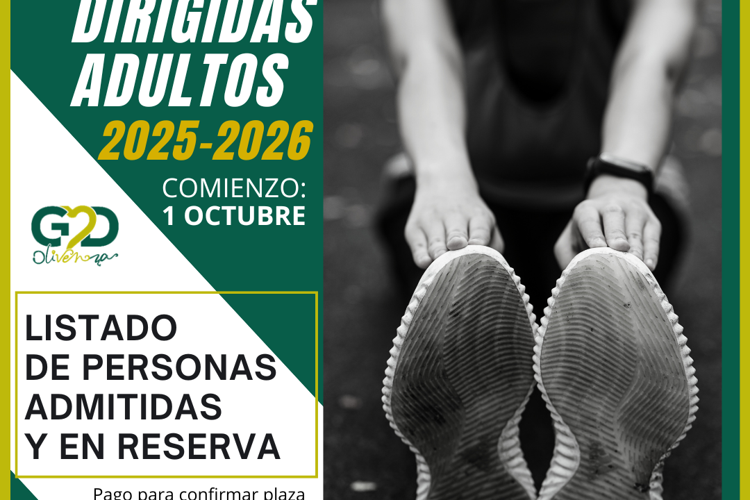 listado actividades dirigidas